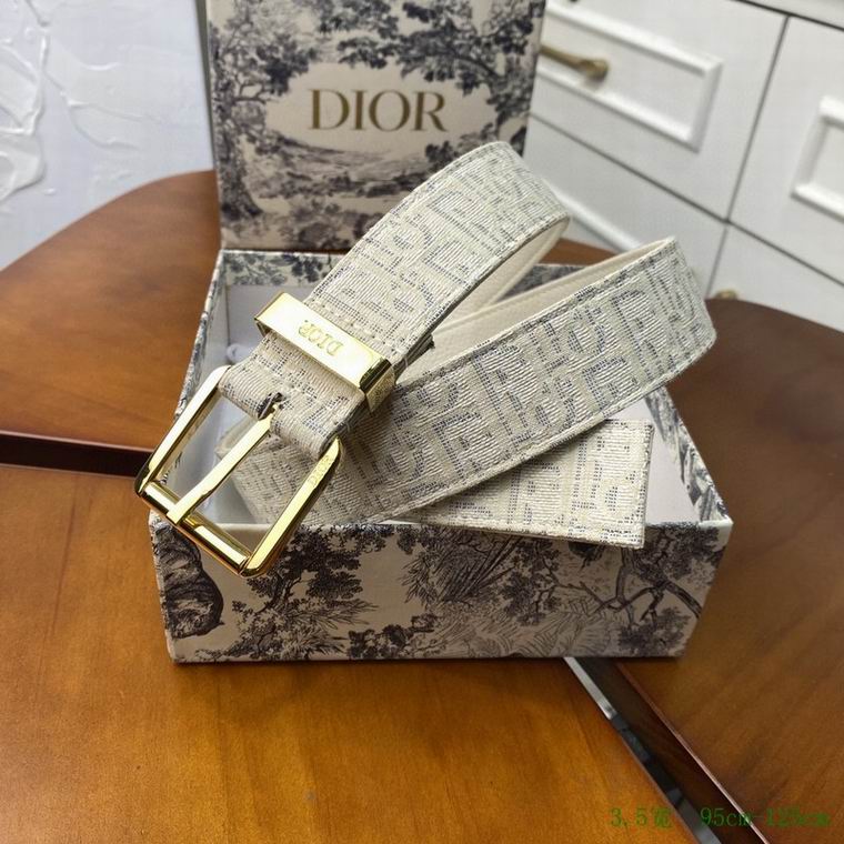 Dior belt 35mmX95-125cm 7D03